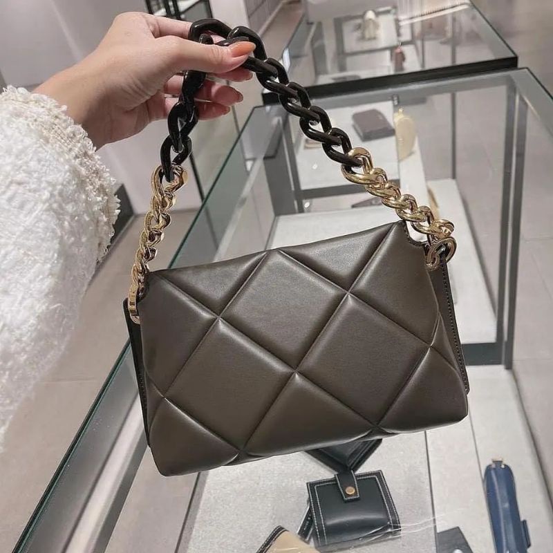 CK Danika Chunky Chain Padded Bag