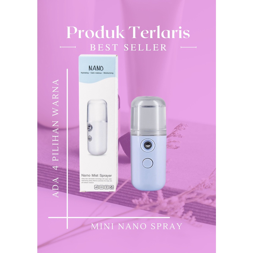 Nano Spray Portable Mini USB / Mist Sprayer Pelembab Wajah Perawatan Wajah -Wonderdekorasi