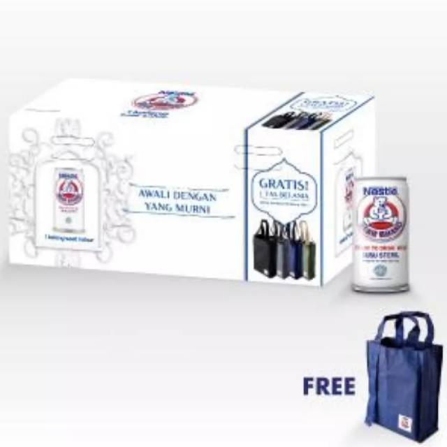 

Bear brand special edition ramadhan 189ml [isi 6 kaleng] gratis shopping bag bear brand
