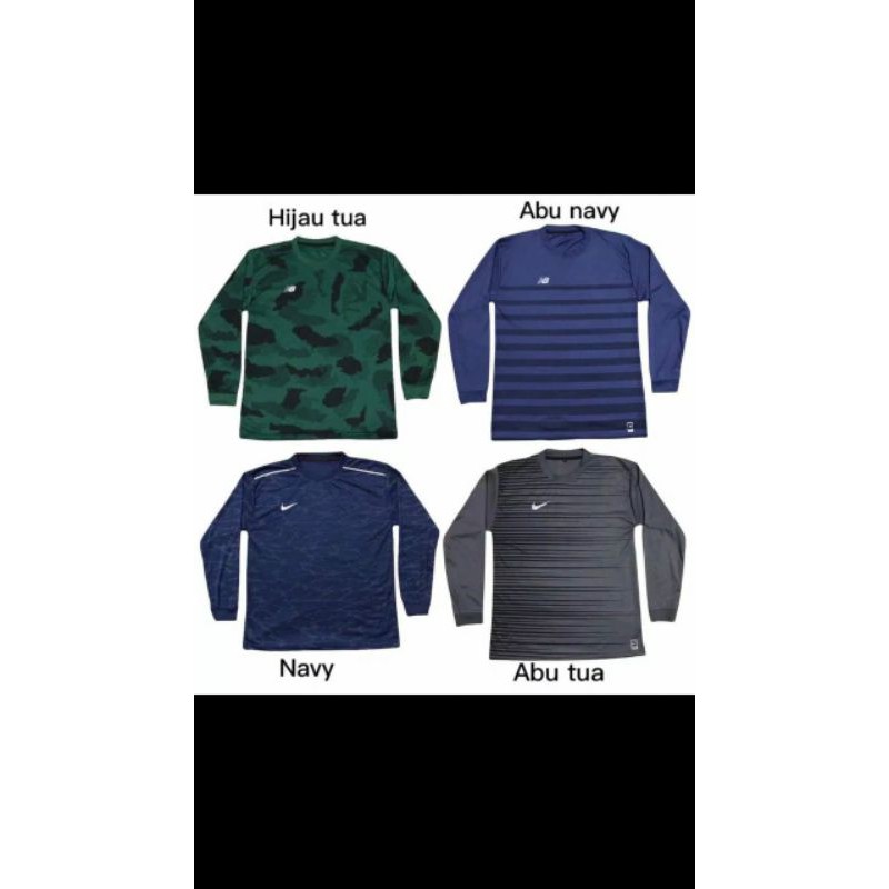 kaos NB Cowok Lengan Panjang