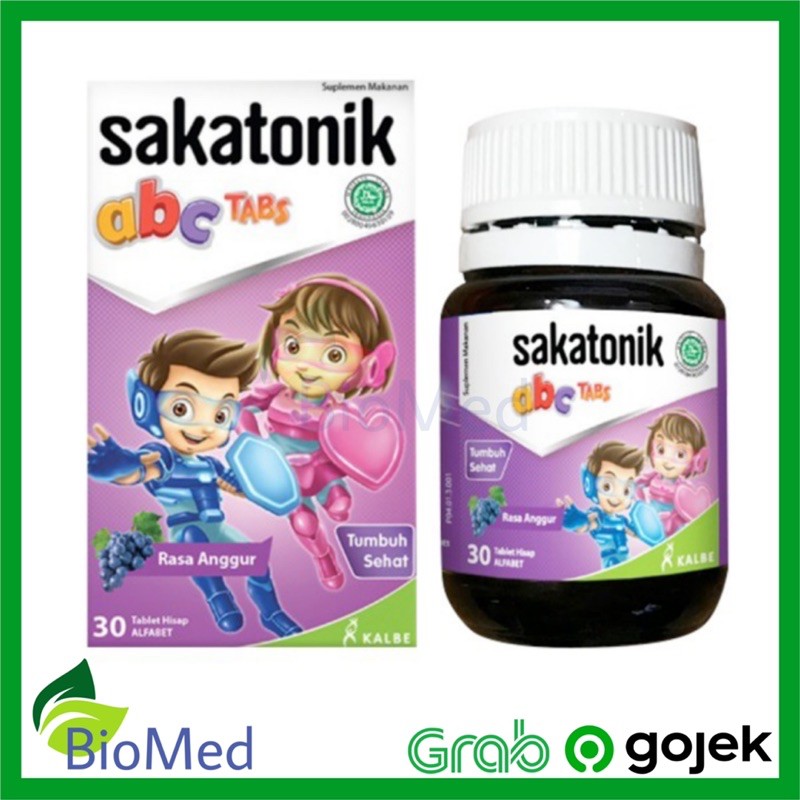 SAKATONIK ABC Tablet Hisap Anggur - Multivitamin Suplemen Makan Anak