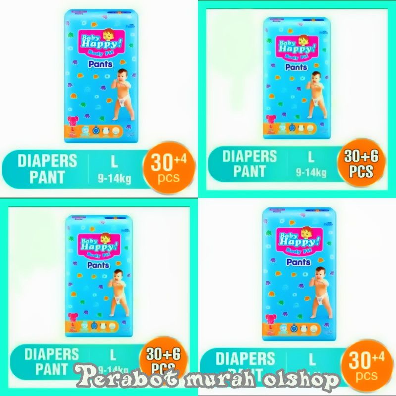 Baby Happy Diapers Pants Size L