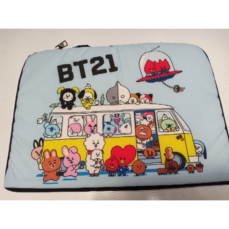 BT21 TAS LAPTOP NOTEBOOK 14 &quot; INCH BT21 KPOP KOREA UNOFFICIAL