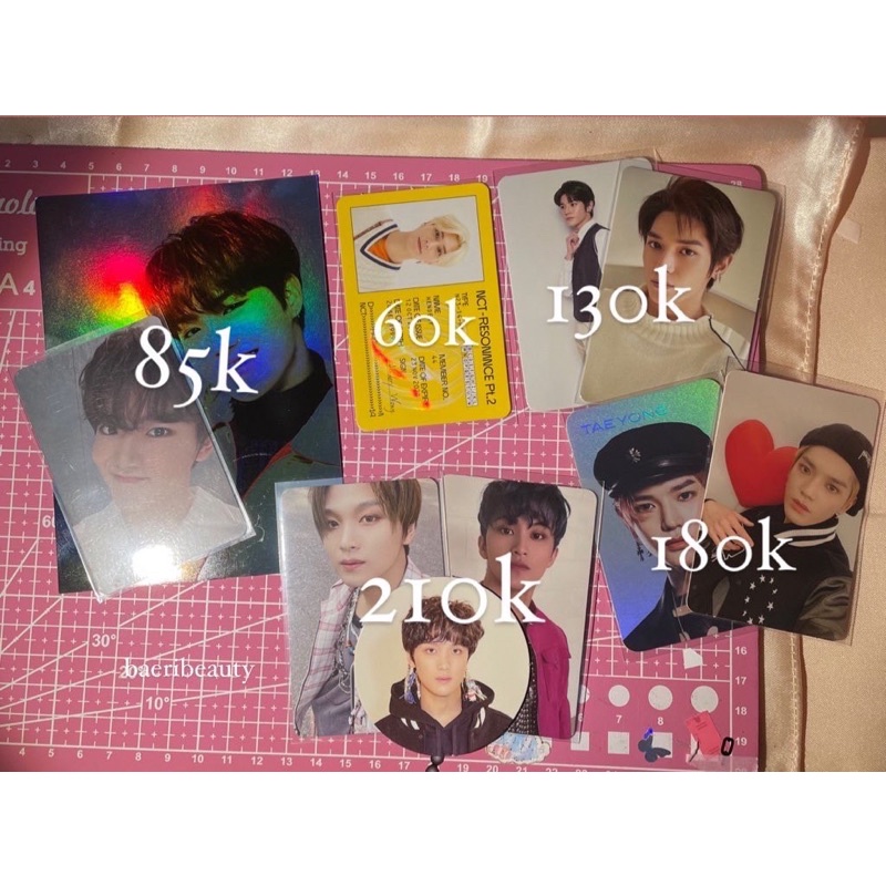NCT TREASURE photocard pc taeyong haechan mark renjun postcard | dream chilling circle card neozone 