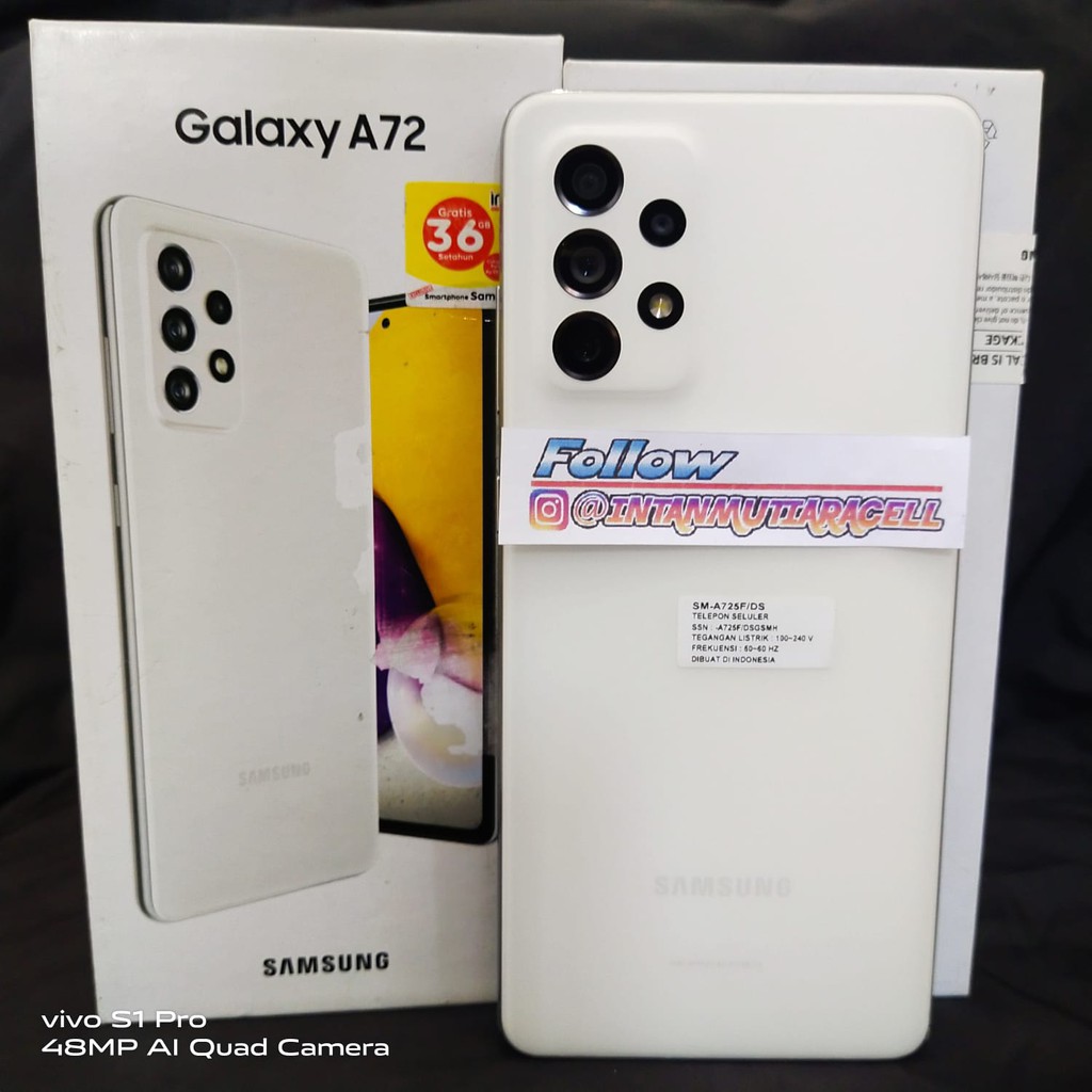 Samsung Galaxy A72 Ram 8GB Rom 128GB (Second)