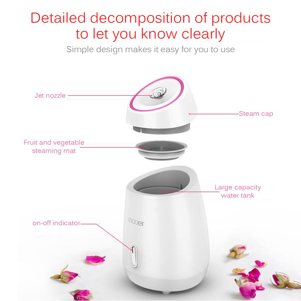 Bisa COD Steamer Muka Nano Spray Steam Machine Beauty Humidifier - Taffware HUMI MR-Z1