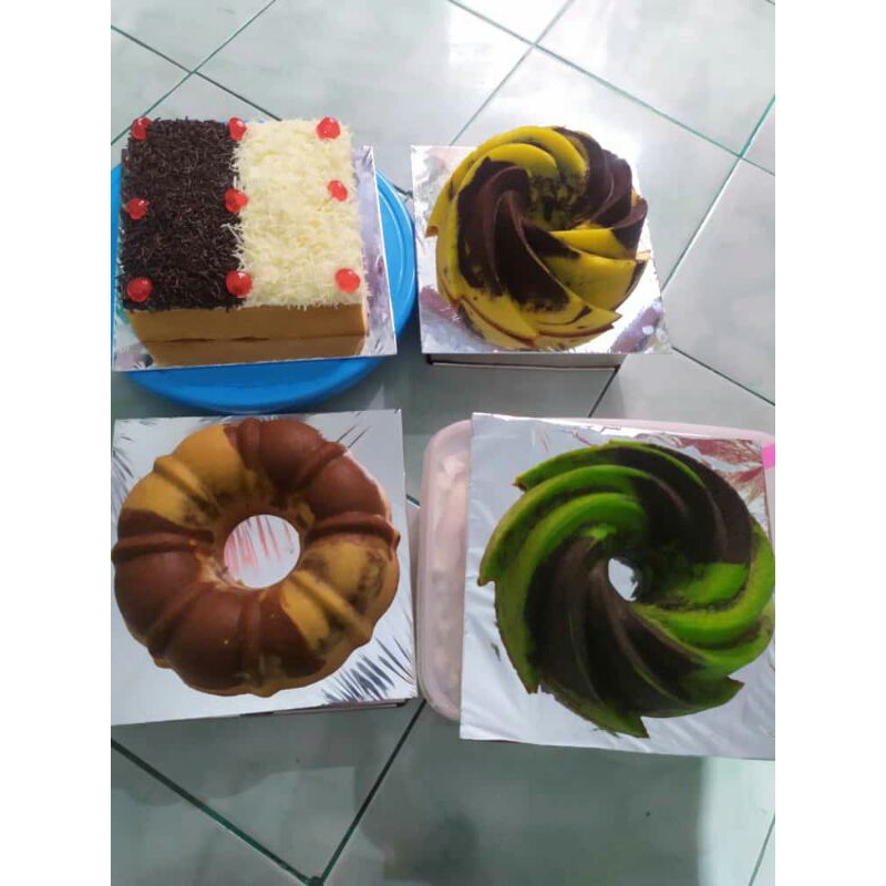 

Marmer Butter cake, Pandan ketan hitam, bolu caramel & bolu kojo