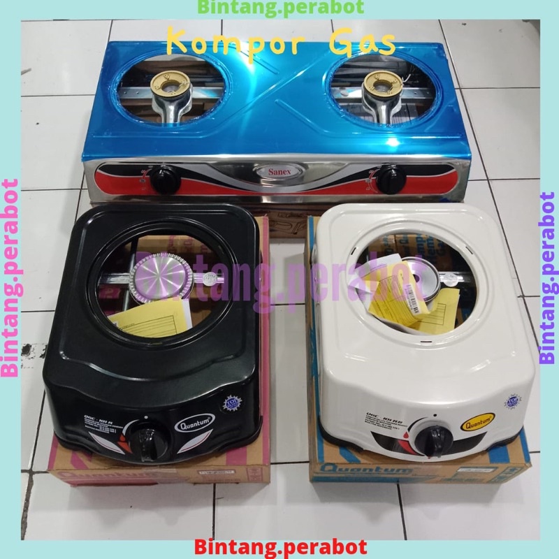 Quantum Kompor Gas 1 Tungku / Kompor Gas 2 Tungku / Kompor Gas 2 Tungku Murah