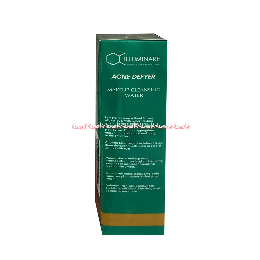 Illuminare Make Up Cleansing Water Acne Defyer 160ml Pembersih MakeUp berbahan dasar air