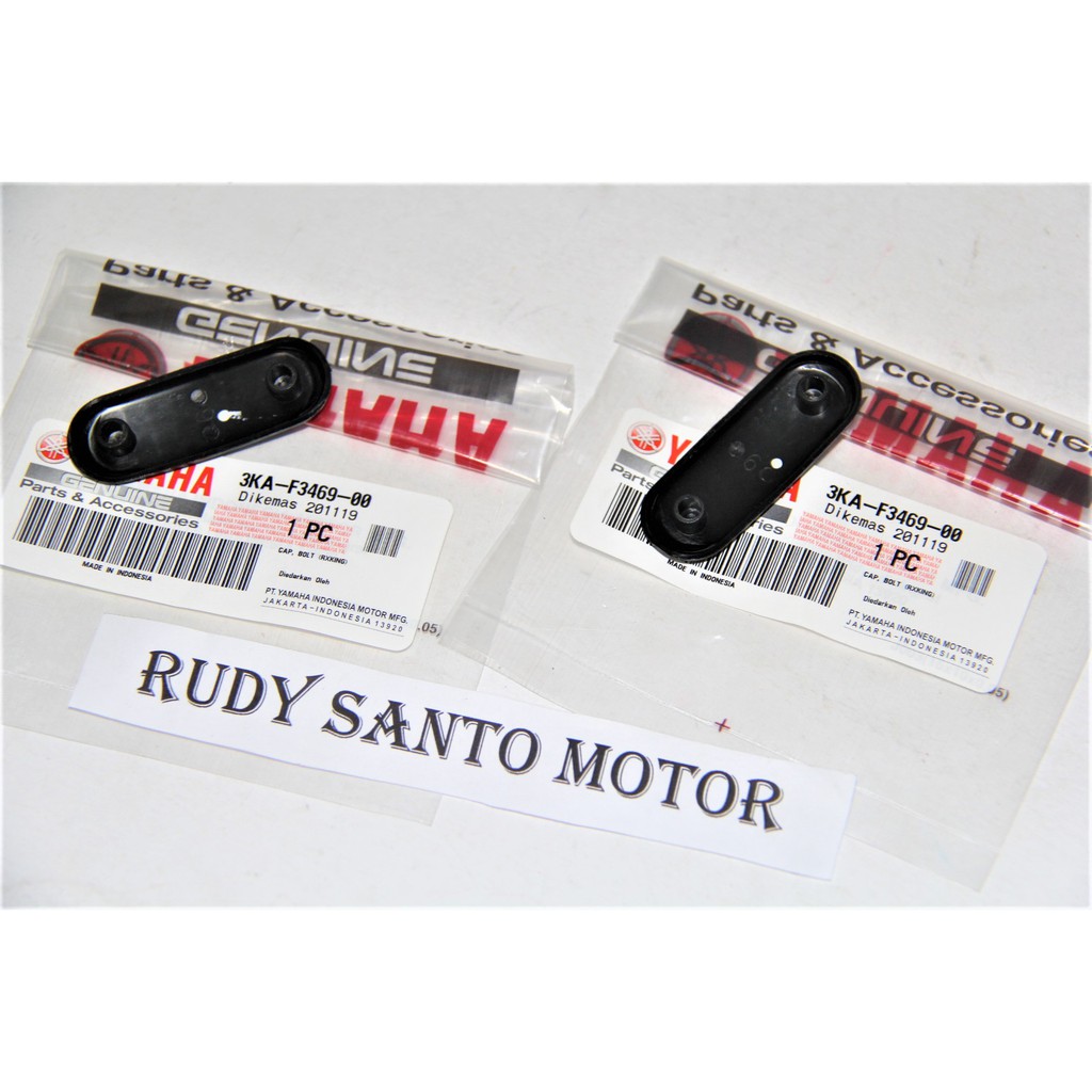 Tutup kleman segitiga stang cap bolt Rxking rx king vixion scorpio 3KA-F3469-00 original 2pcs-2