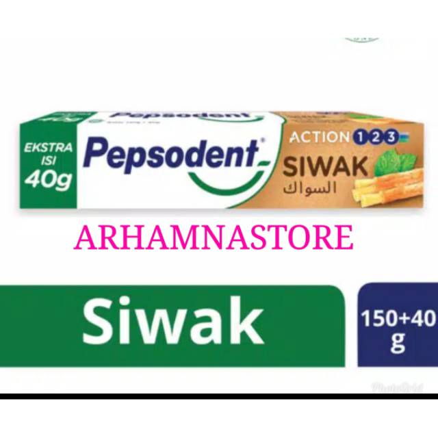 PEPSODENT Pasta Gigi Action 123 Siwak 110g/150+40g