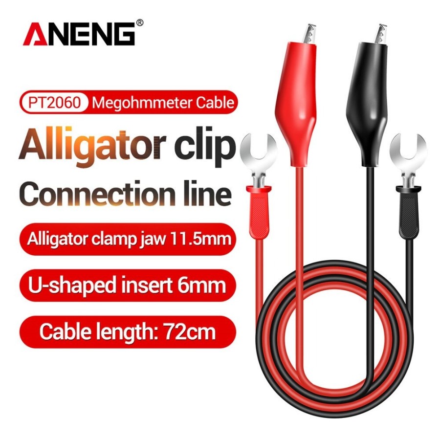 ANENG Kabel Digital Multimeter Aligator U-Shape Wire 1000V - PT2060