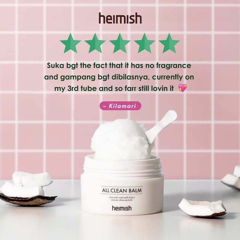HEIMISH All Clean Balm 120ml | 50mo Makeup Remover Cleansing Balm