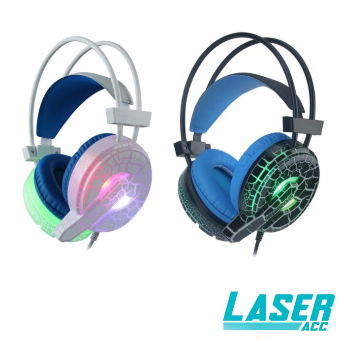 Headphone H6 Misde Gameing Stereo With Led / Headphone Gameing For Pc Dan Laptop