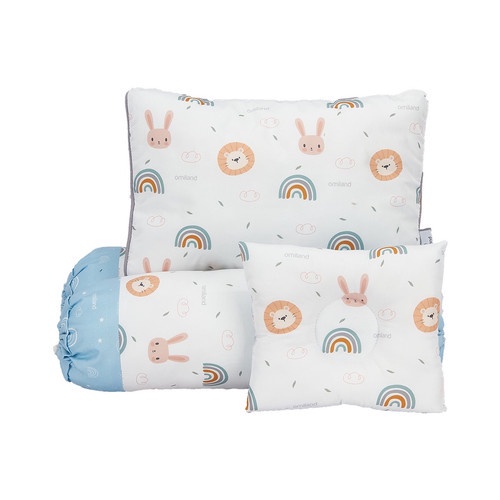 Omiland Bantal Guling Bayi Omiland Set Peang  Rainbow Series - JB