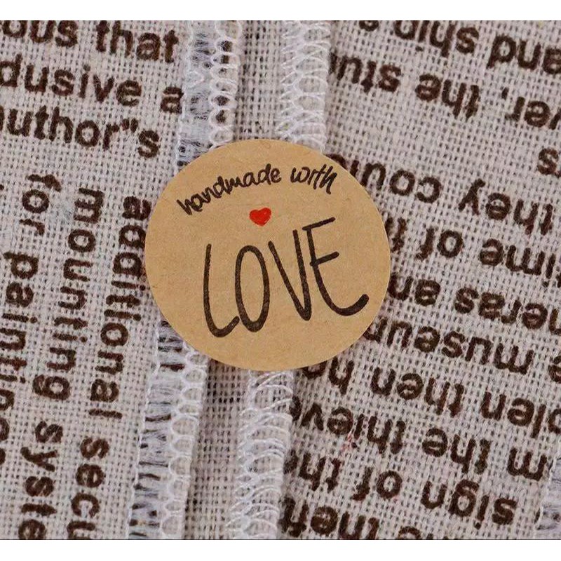 

Sticker Handmade with love // baked with love // jualan kue sticker