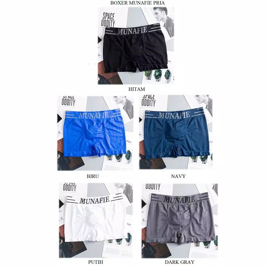 ☀ Sunly ☀ A032 CELANA DALAM MUNAFIE PRIA nyaman BOXER MAN UNDERWEAR MEN SEMPAK PRIA IMPORT