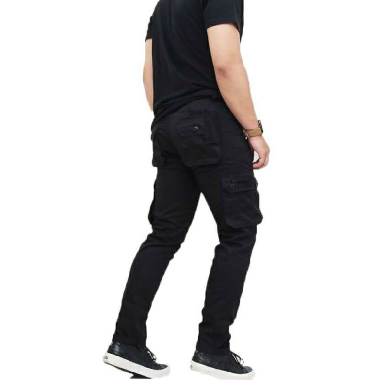 CELANA CHINO MODEL CARGO PANJANG BAHAN KATUN STRETCH/MELAR