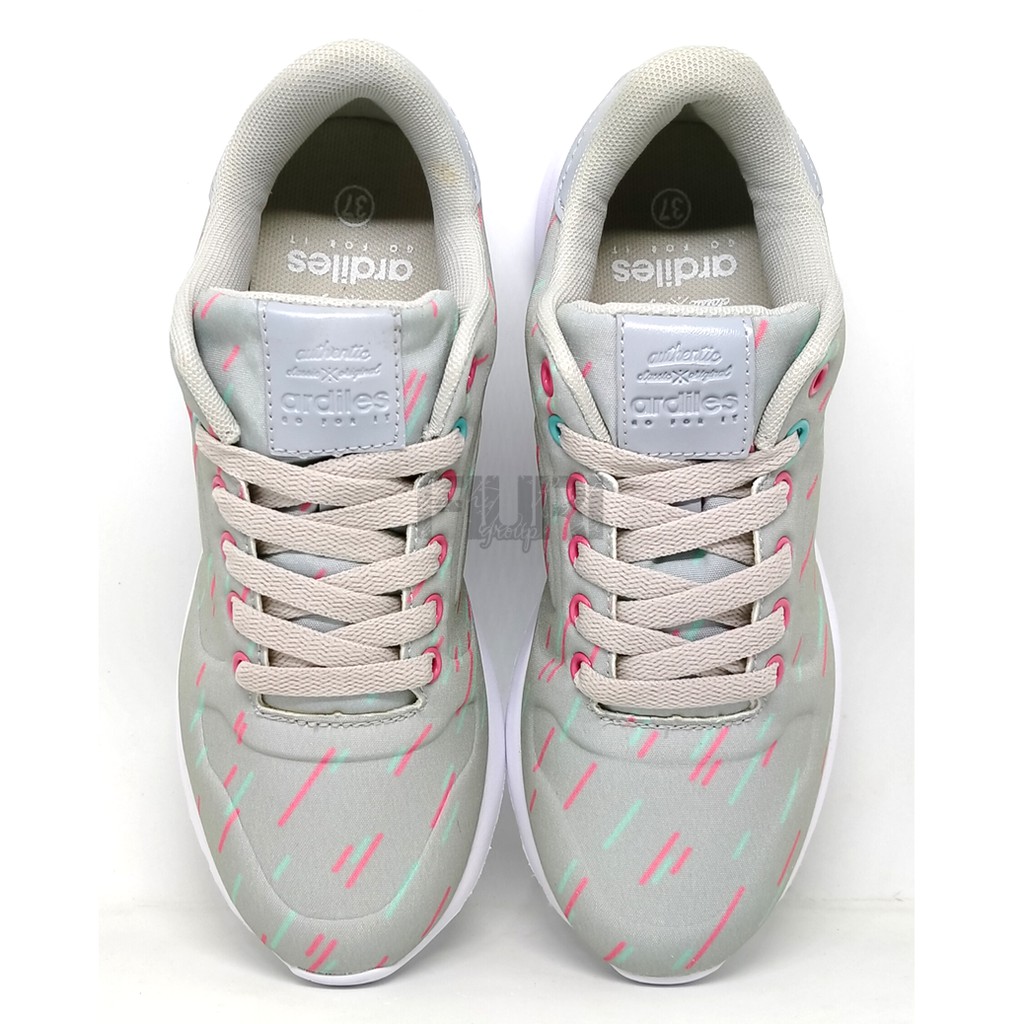 ARDILES Original JOLENE 37-40 Abu Abu Sepatu Kets Sneakers Olahraga Running Sport Senam Wanita FIURI