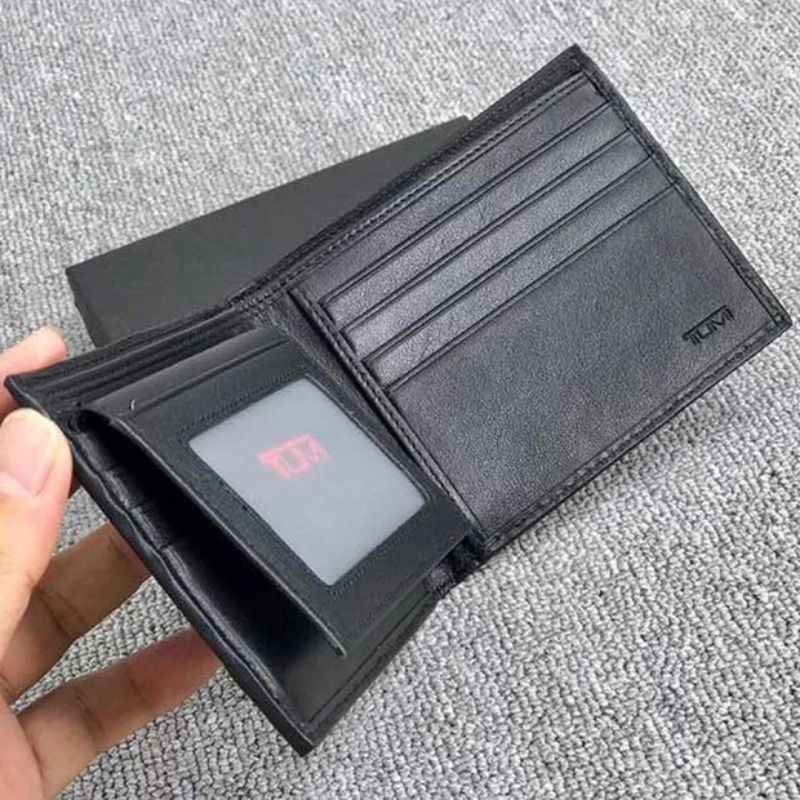 Dompet TUMI Global Center Flip Dompet Lipat Pria Mirror Quality