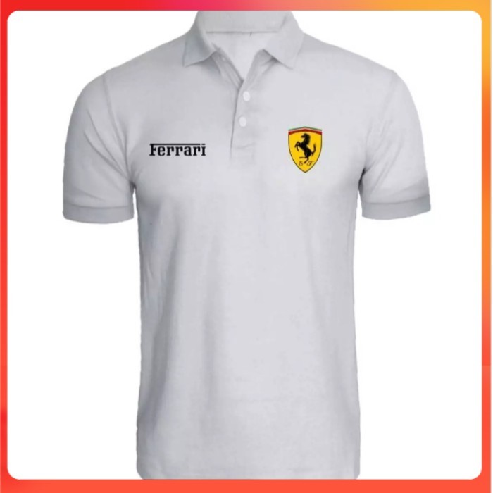 Kaos Kerah Polo shirt FERRARI