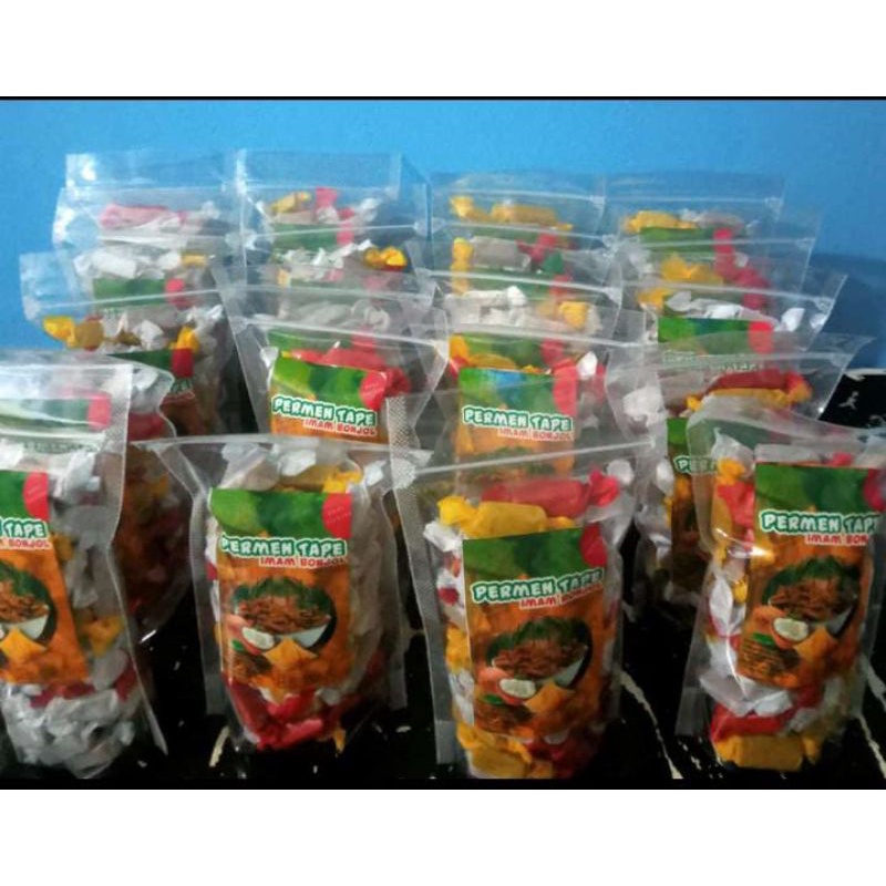 

PERMEN TAPE, dodol tape merk IMAM BONJOL khas Pacitan