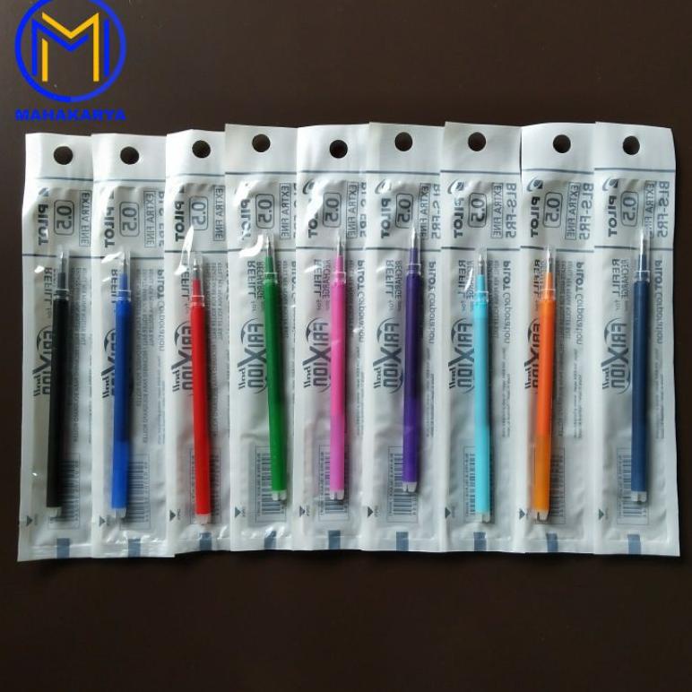 

((BISA COD)) Refill Isi Pulpen PILOT Frixion Clicker / Ball 0.5 & 0.7 [ 1 Pcs ] Warna Warni