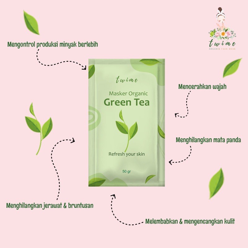 Greentea Masker Anik Twime 50gr Indonesia