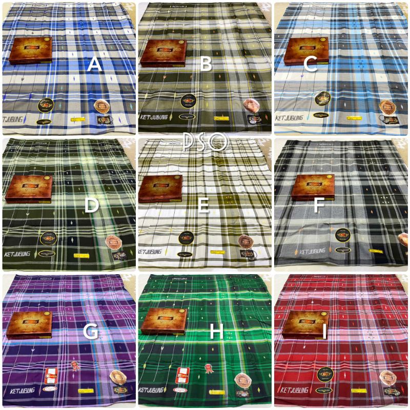 Sarung Kecubung TSK Mercerized Timbul Songket Original By Ketjubung Nabatex