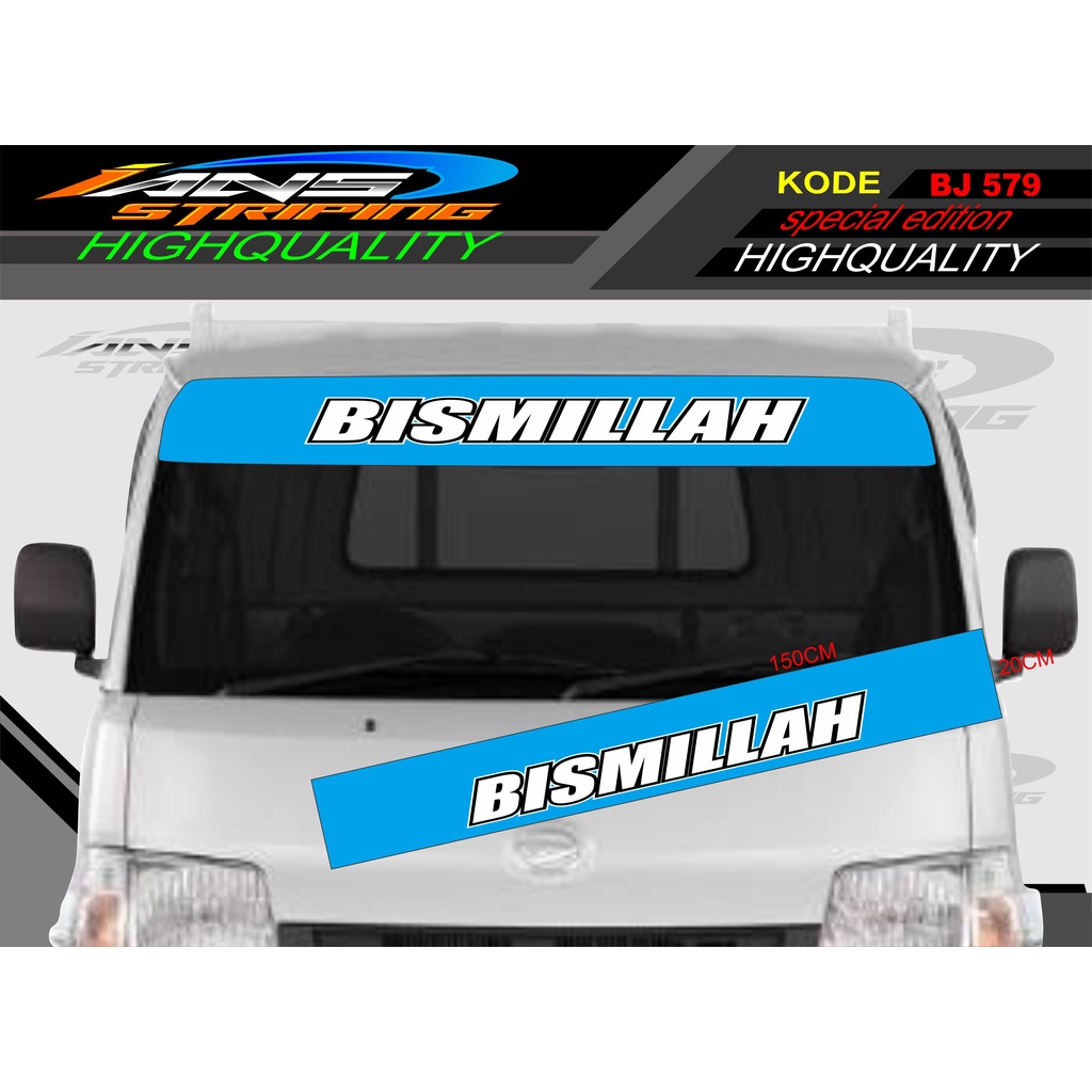 STIKER KACA DEPAN MOBIL L300 / GRANDMAX / PICK UP / CARRY / STIKER KACA DEPAN MOBIL PICK UP / DECAL STIKER PICK UP