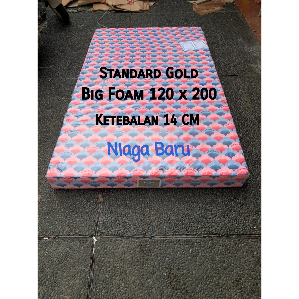 KASUR BUSA BIG FOAM 120X200 14CM Standar GOLD Khusus GOJEK DAN BOGOR