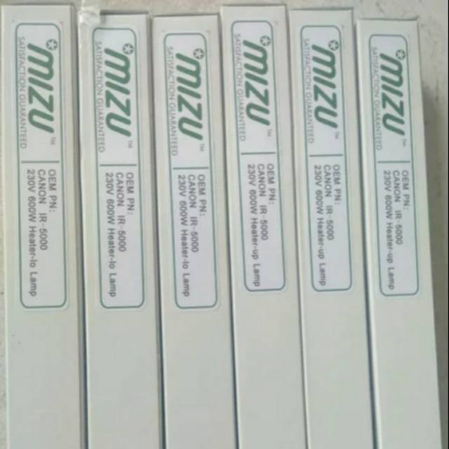 Heater Lamp Up  dan low mesin fotocopy canon ir 5000 tegangan 220v Lampu Curing Sablon