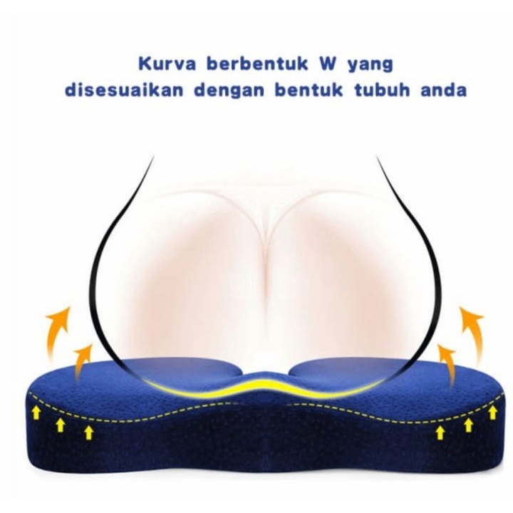 BANTAL DUDUK MEMORY FOAM/ BANTAL TERAPI / BANTAL TRAVELING