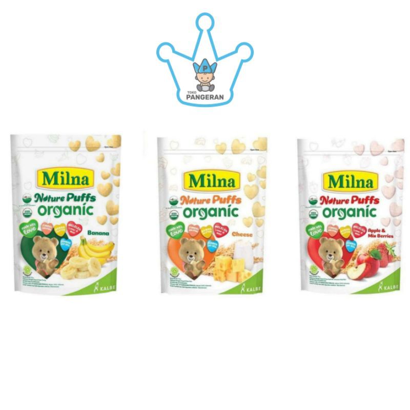 MILNA NATURE PUFFS ORGANIC 15GR