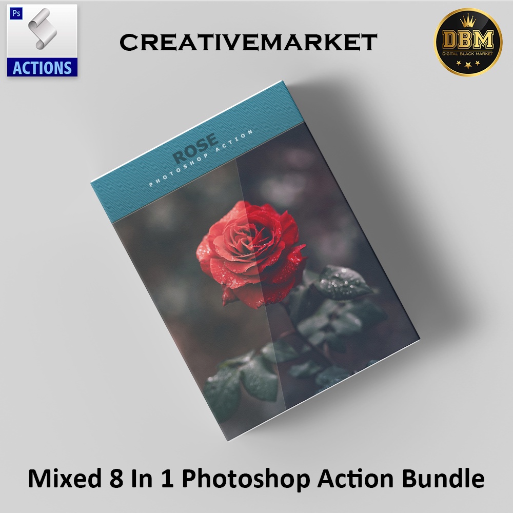 Mixed 8 In 1 Photoshop Action Bundle