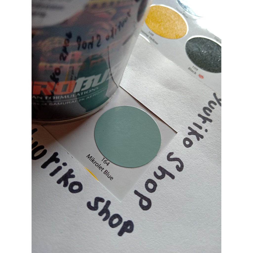 Pilok Samurai Cat Samurai Paint 164 mikrolet blue Cat Semprot biru muda