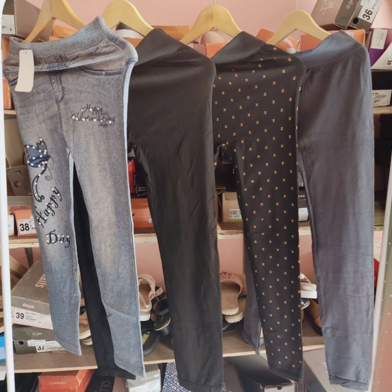 LEGGING IMPORT POLOS TEBAL /LEGGING IMPORT POLOS HITAM / LEGGING IMPORT MURAH