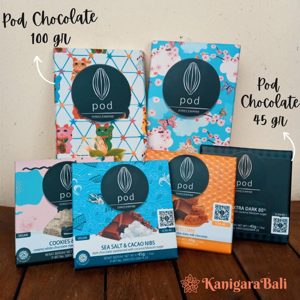 

Pod Chocolate Bali 100gr - Cokelat Vegan