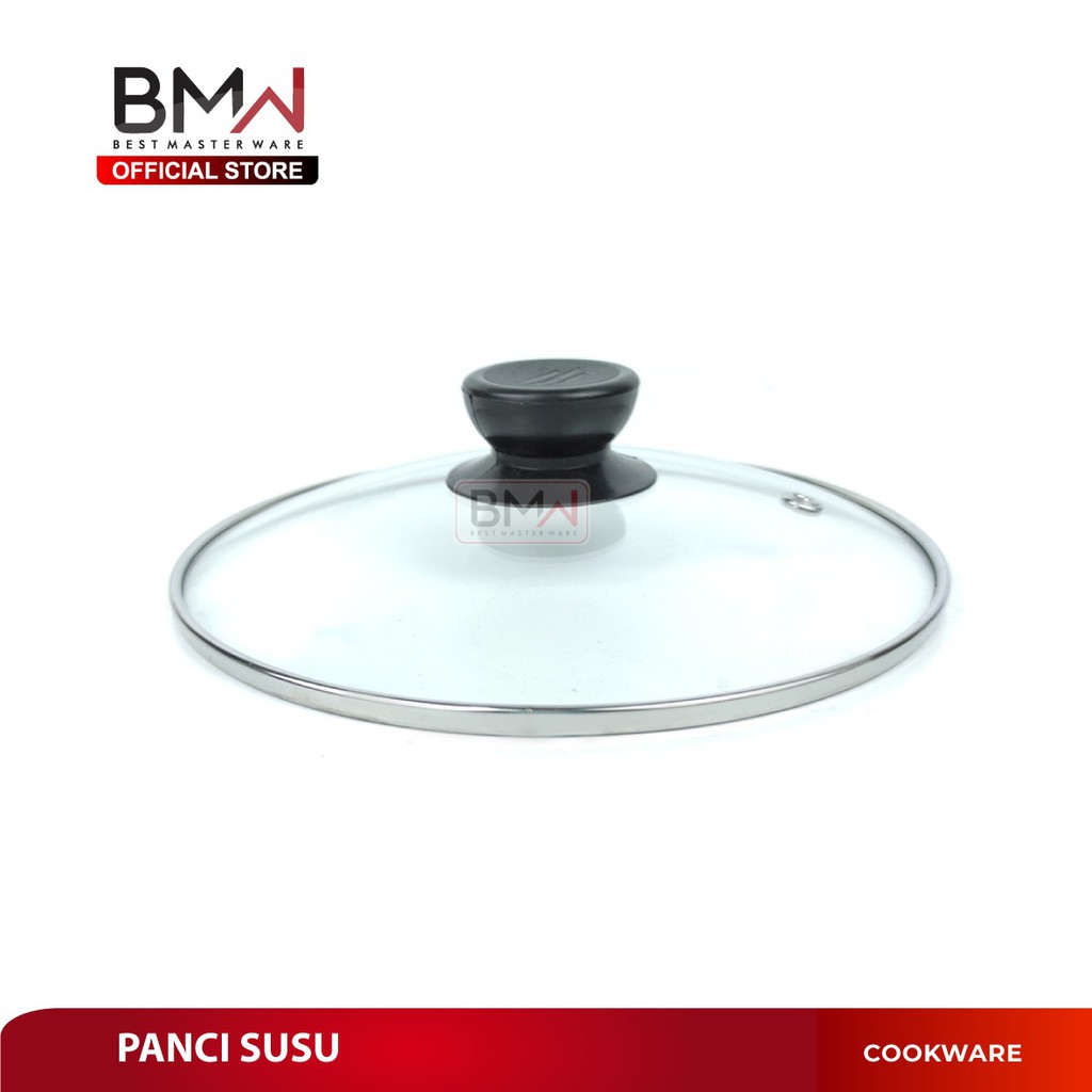 BMW Kitchen Ware - Panci Susu Stainless Steel Milk Pot Soup Pot Panci Sup Tutup Kaca-7