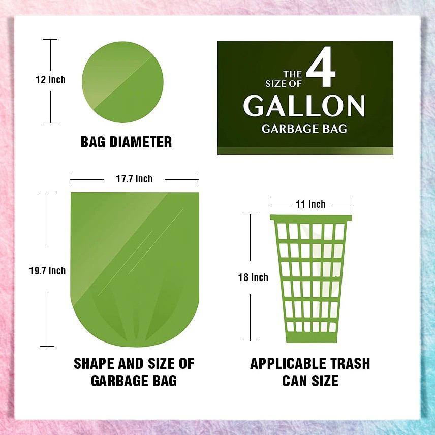 Kantong Plastik Sampah Roll Rumah Tangga | Plastik Kresek 1Pax = 100Pcs Disposable Garbage Bag