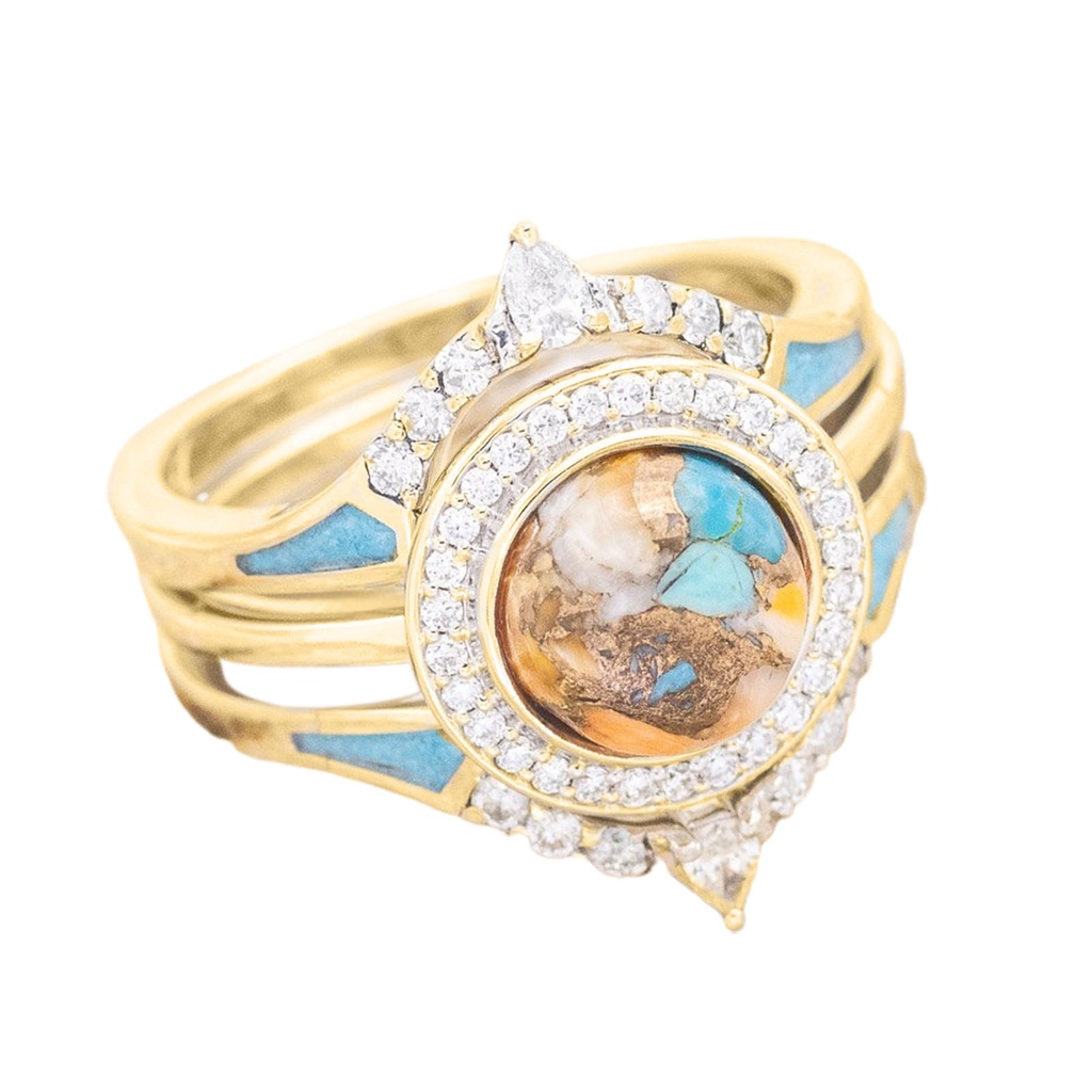 Hu Hu Hu Hu Hu Alat Bantu Pasang Kacamata♡ 3pcs / Set Cincin Berlian Imitasi Gaya Vintage Bohemia Untuk Wanita