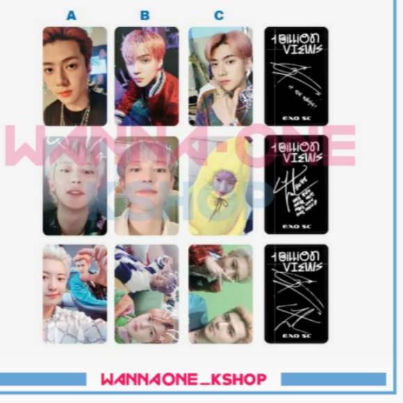 Photocard exo sc sehun chanyeol album 1 billion views ®➭ 37