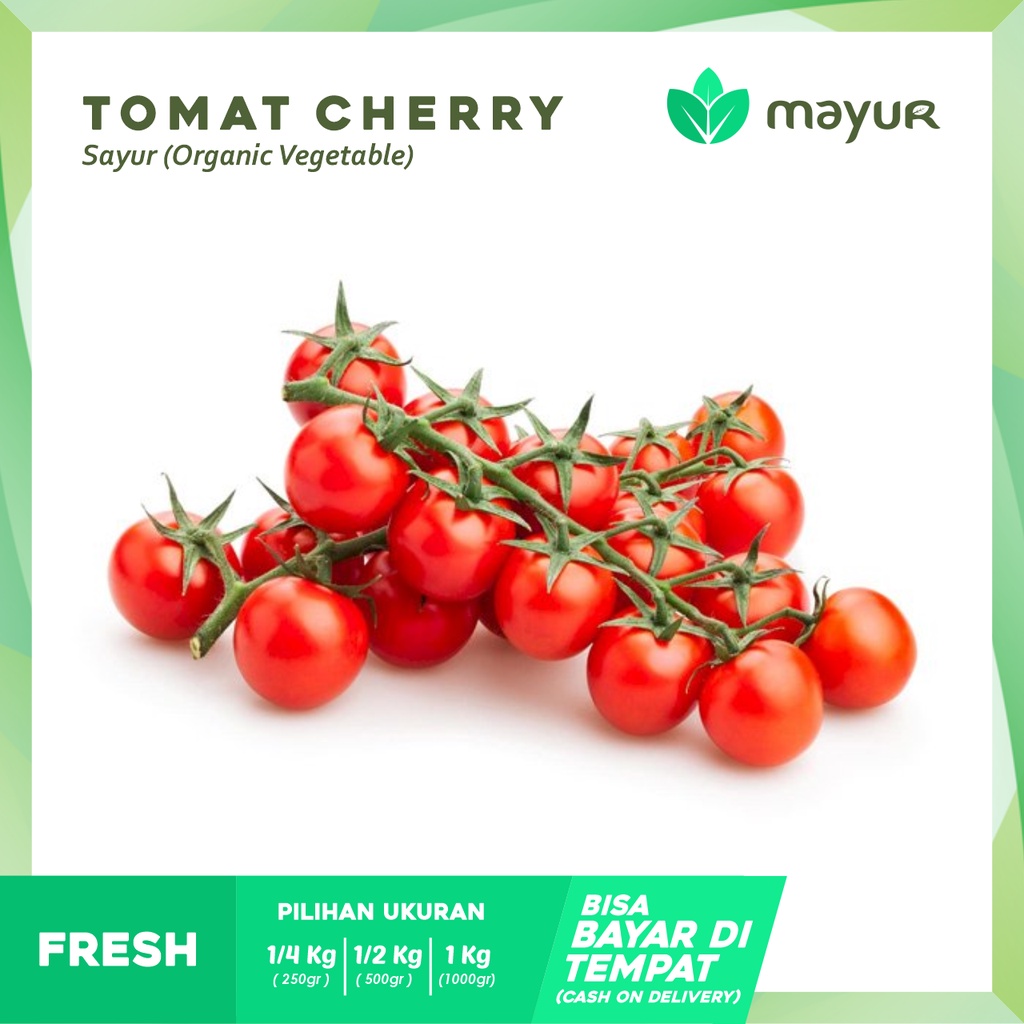 

Tomat Cherry Segar ( 250gr | 1500gr | 1000gr )