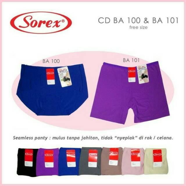 Celana dalam wanita slimles /tanpa jahitan by sorex BA 101