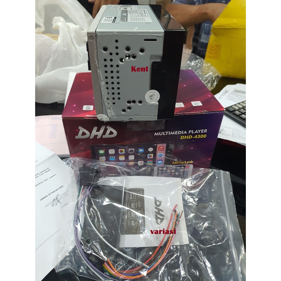 Head Unit DHD 4300 7 inch Body Panjang Mobil Universal