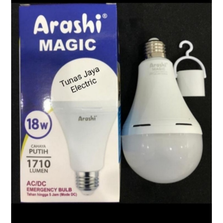 Bohlam LED Emergency / Magic Lamp 18W ARASHI