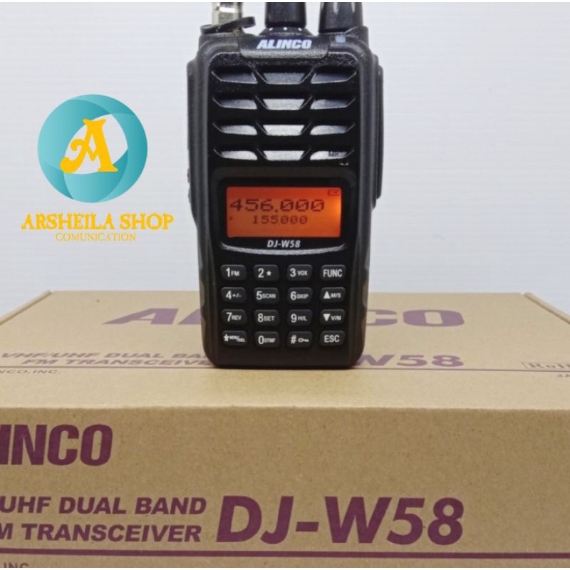 HT alinco dj w58 dual band waterprof original