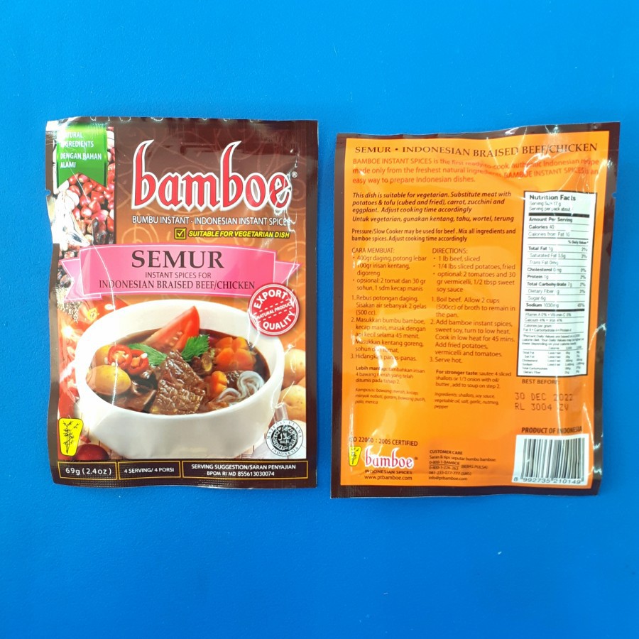 

Bumbu Semur BAMBOE