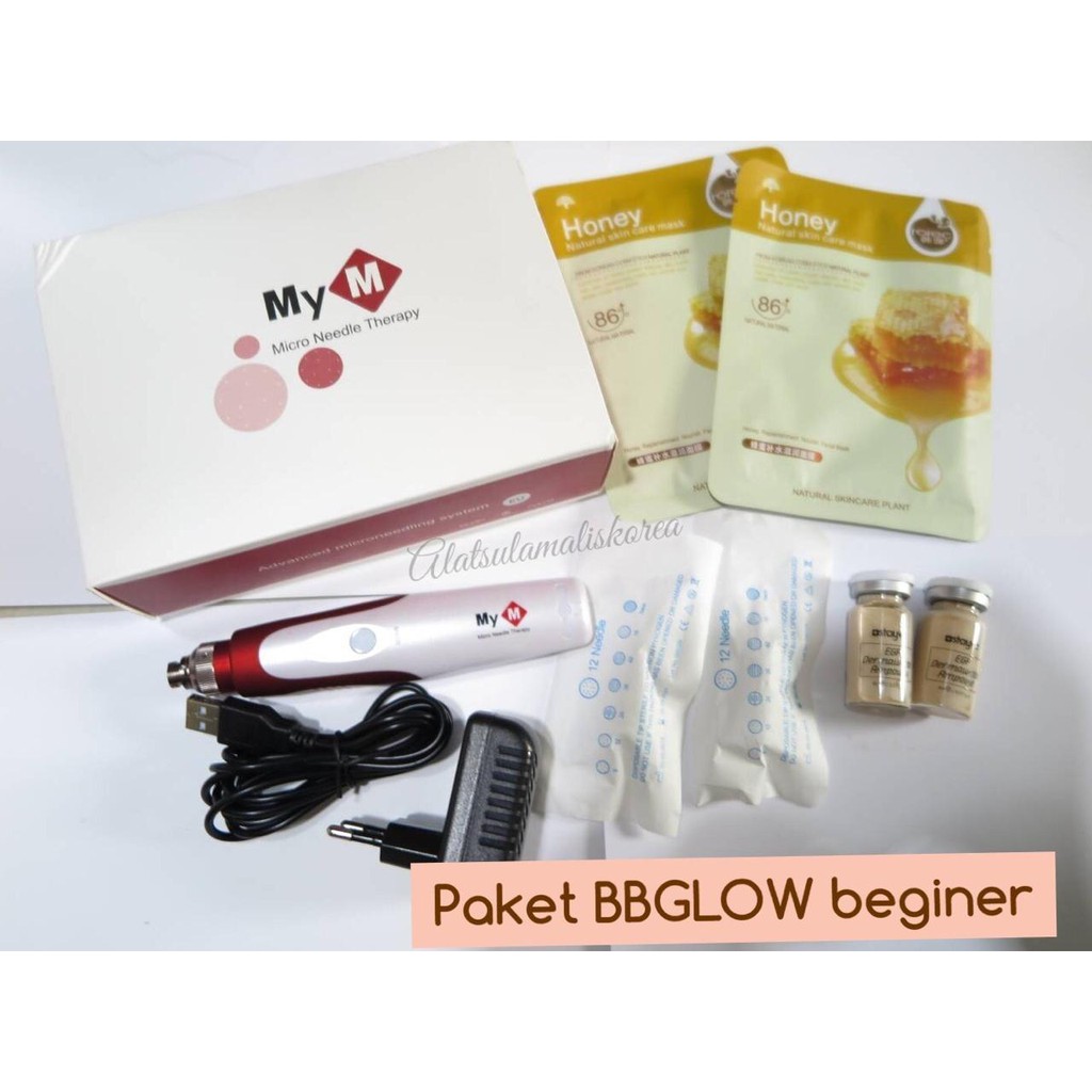 PAKET BBGLOW LENGKAP - Dermapen MYM / DR.Pen