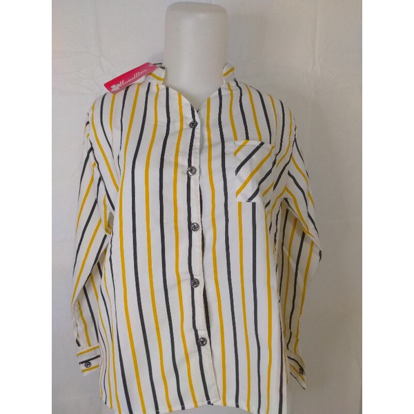 Kemeja Garis cewek